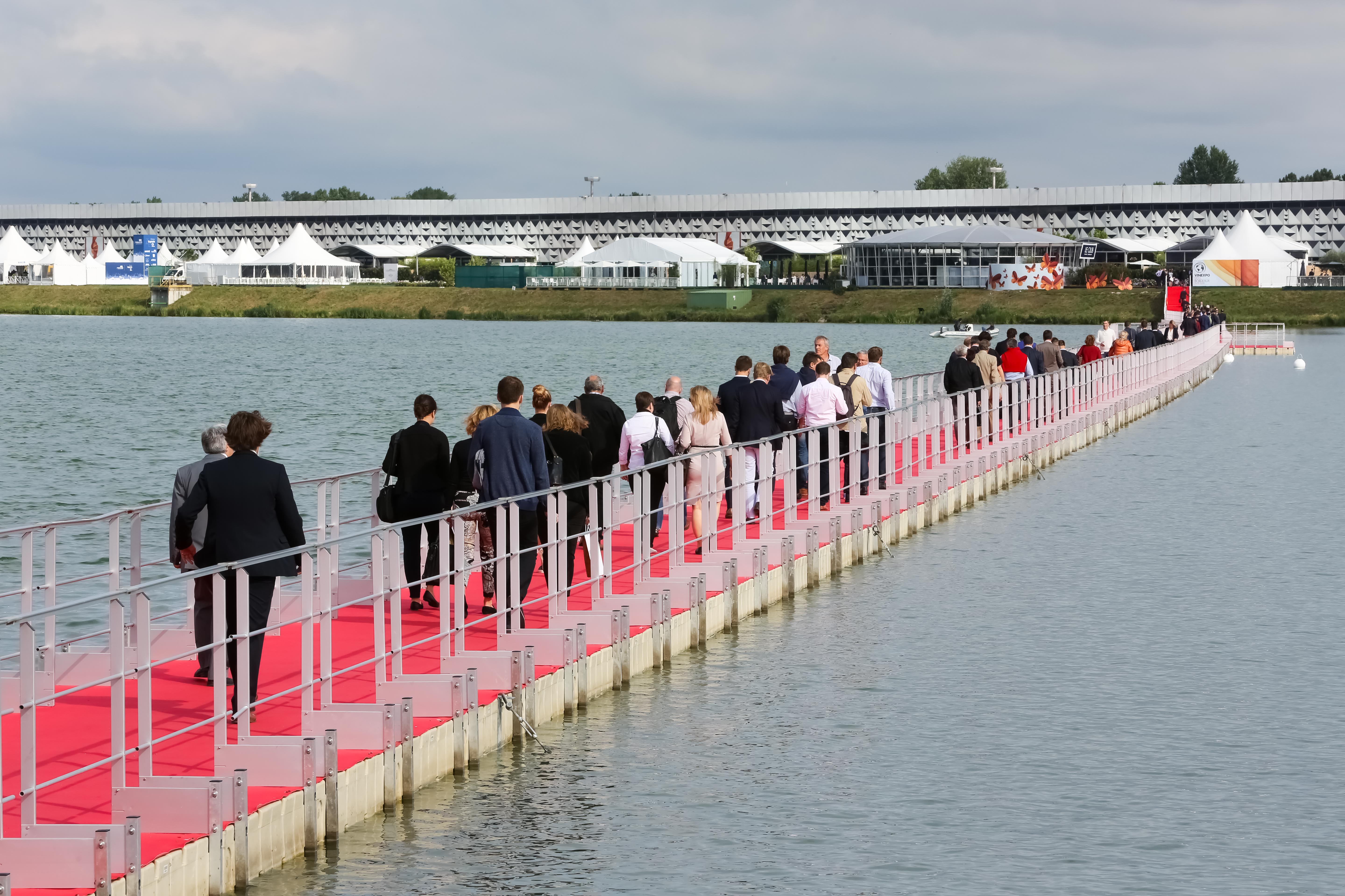 Tapis rouge à VinExpo